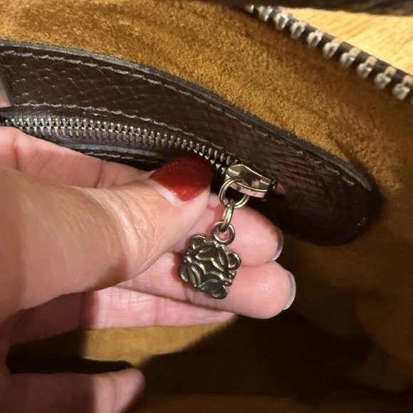 Loewe Women's Brown Leather Shoulder Bag Y2K - Picture 6 of 7